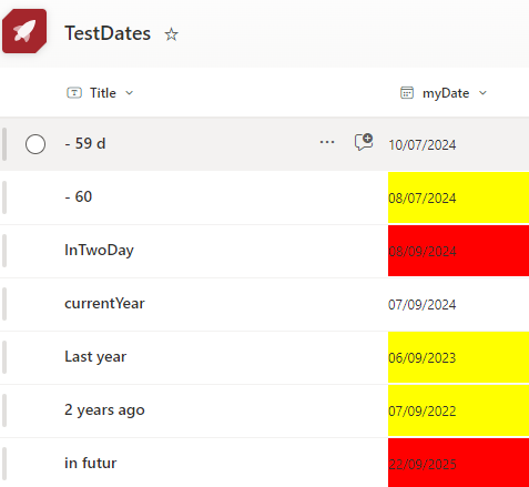 Json dateformatting